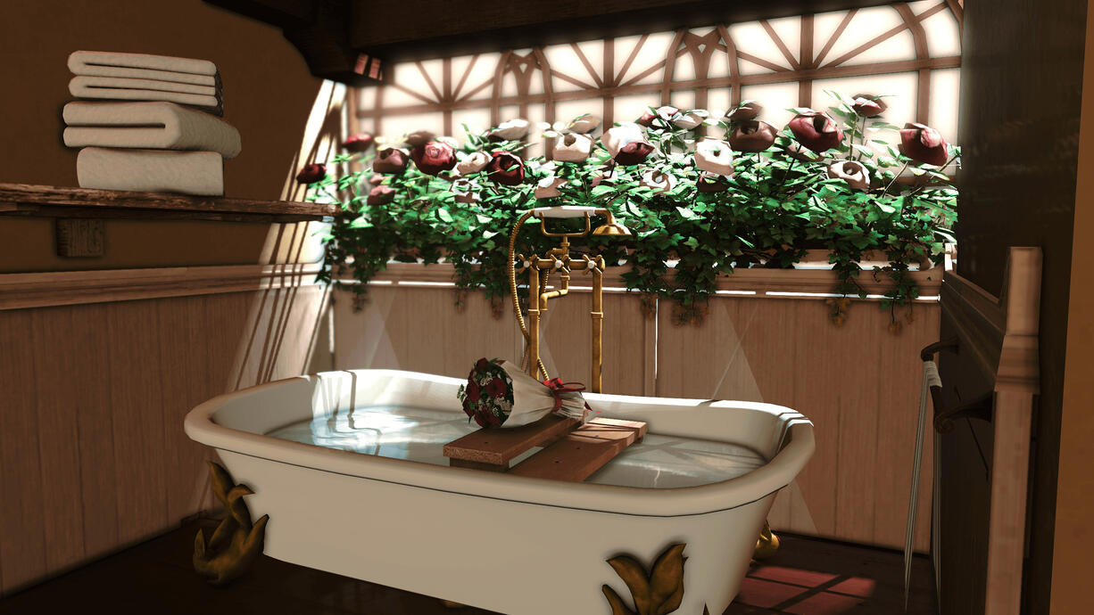 Romantic bathroom