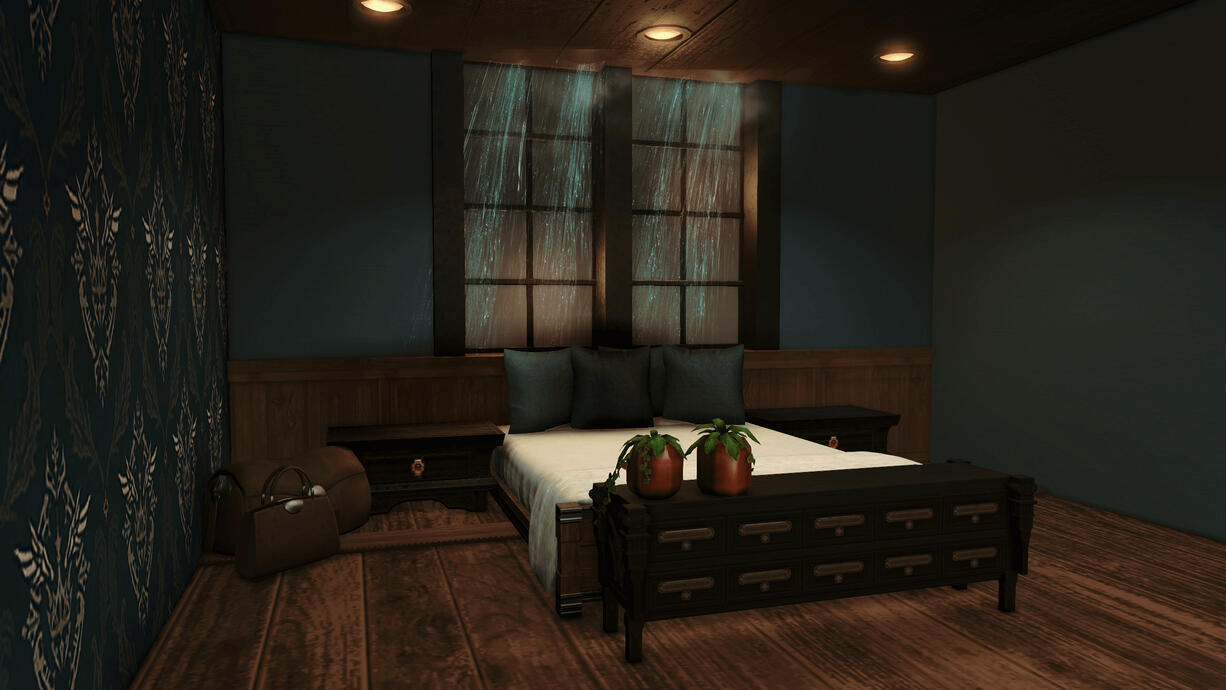 Bed and Windows